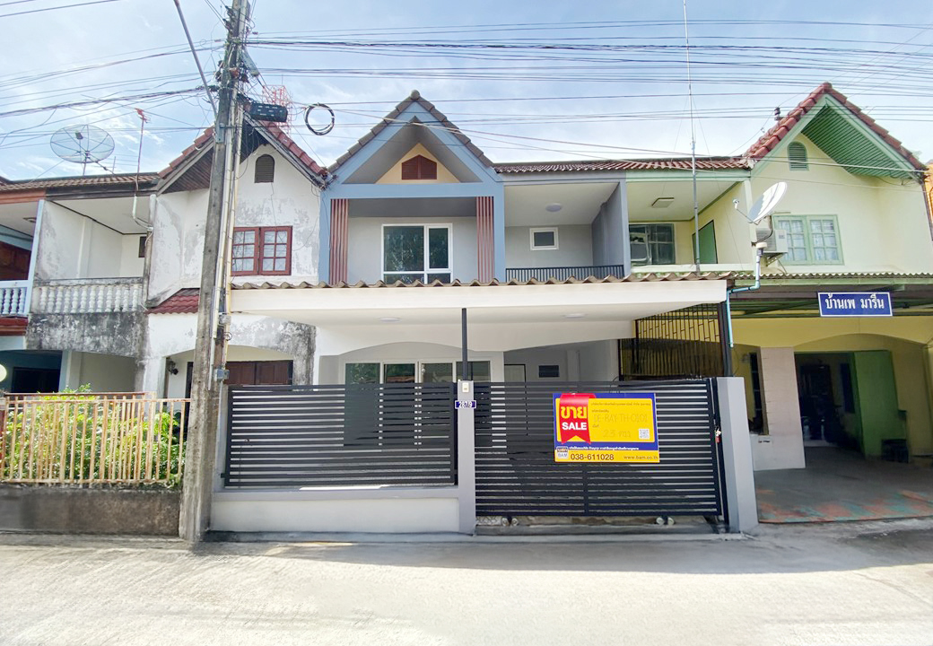 Townhouse in Bann Peeland House Project, Rayong City