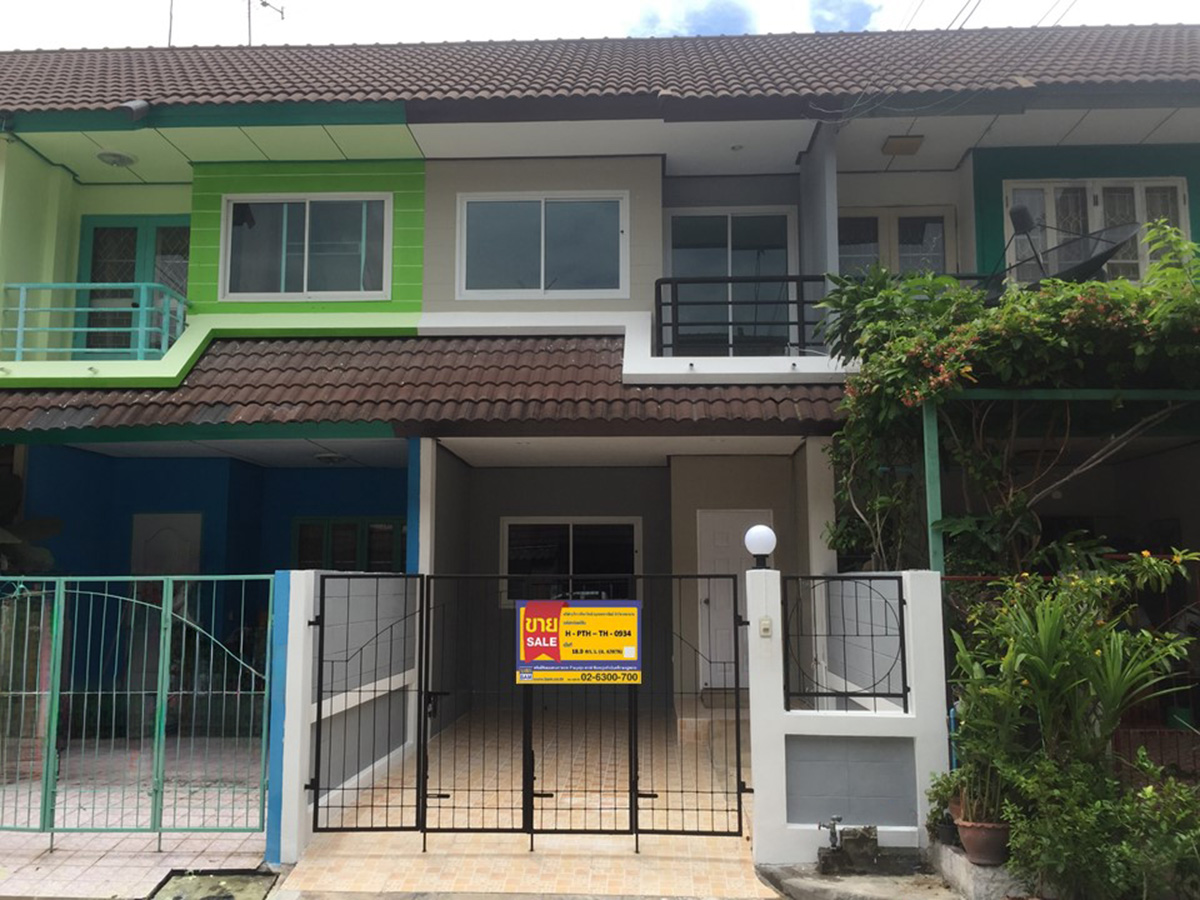 ทาวน์เฮ้าส์ 2 ชั้น โครงการสถาพร ธัญบุรี