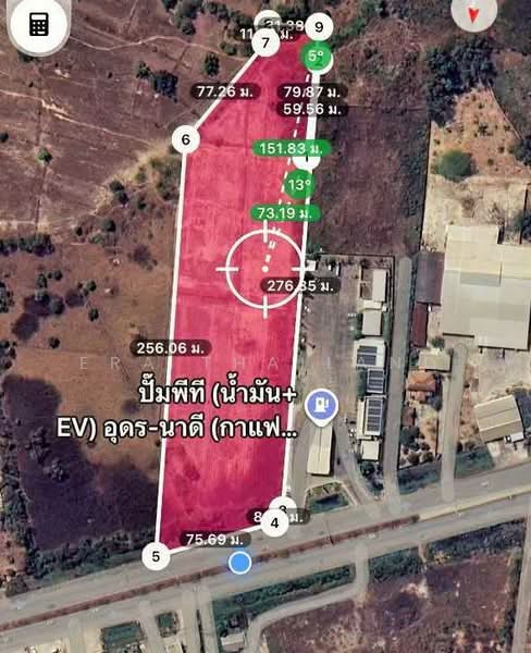 ขายที่ดินผืนใหญ่ ใจกลางเมืองอุดรธานี เนื้อที่ 13 ไร่ 3 งาน 76 ตร.วา, Udon Thani