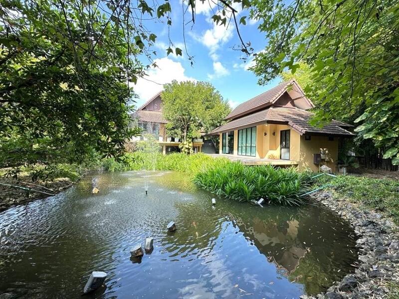 Lanna-Style Garden Home for Sale: 6 Bedrooms on 1-3-27 Rai in Chiang Mai, Chiang Mai