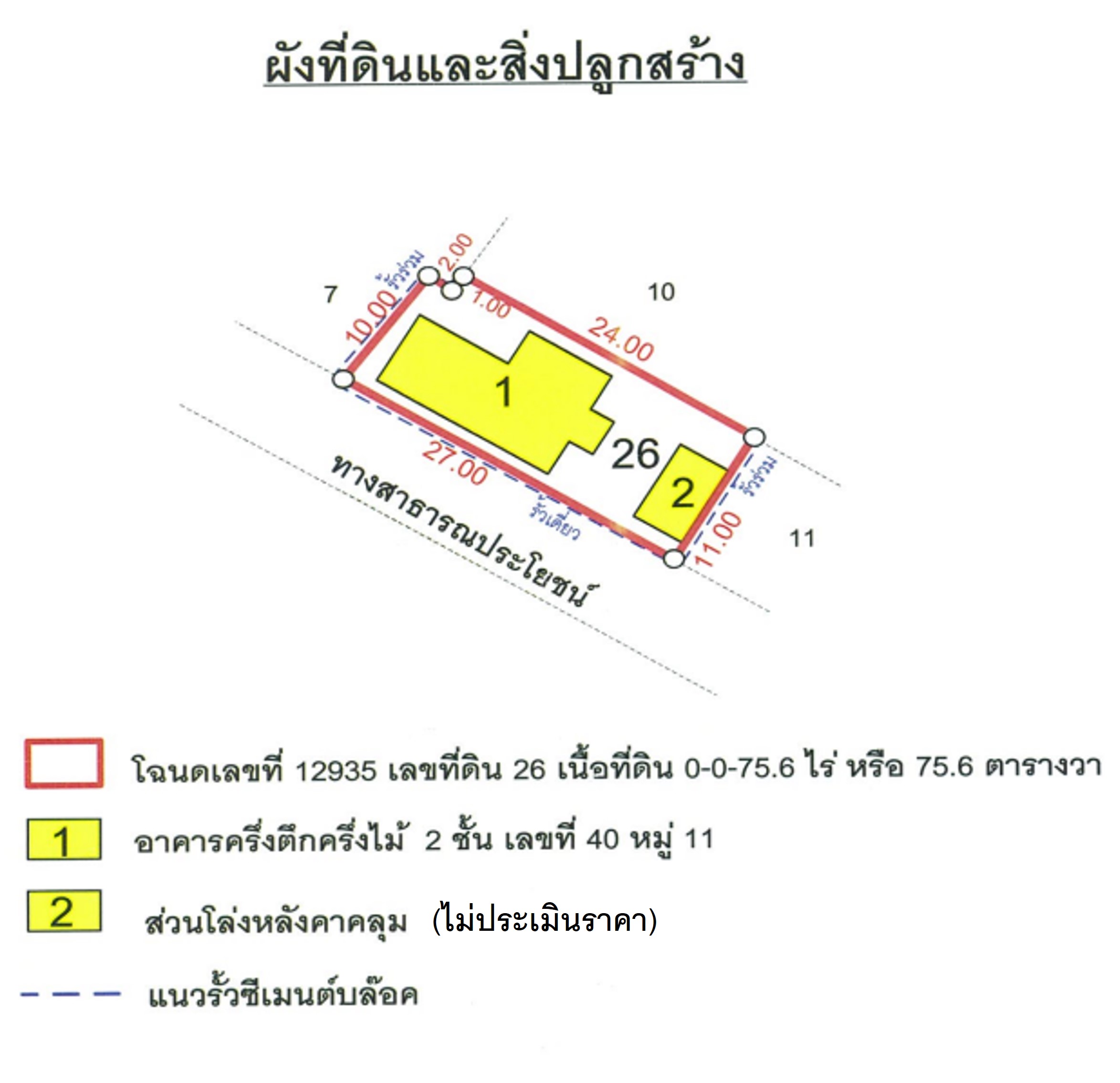 บ้านเดี่ยว โครงการโนนคูณ ขอนแก่น