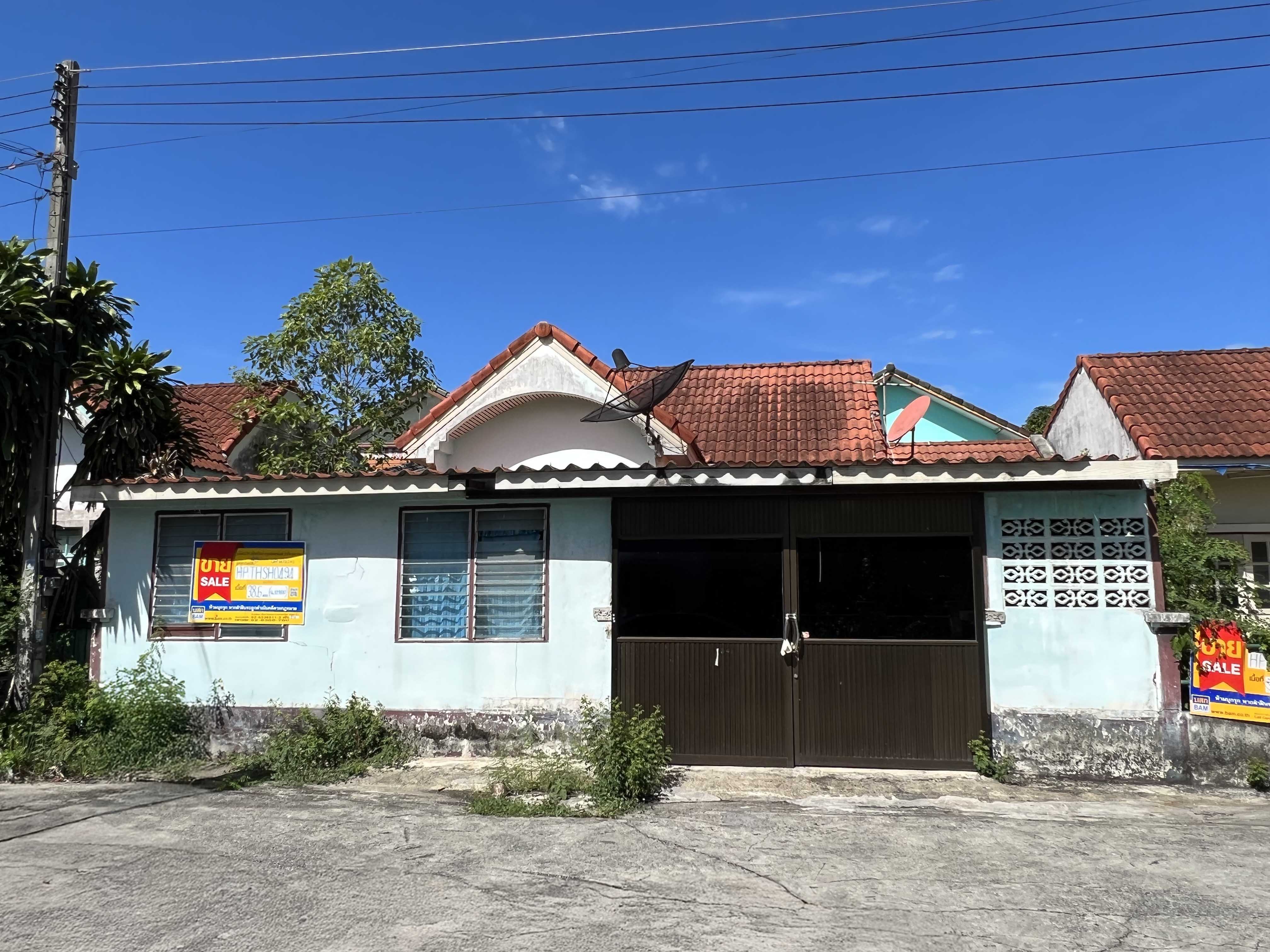 บ้านแฝด โครงการนันทวัน ประชาสำราญ มี 2 ห้องนอน 2 ห้องน้ำ