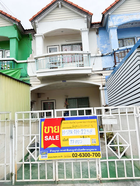 ทาวน์เฮ้าส์ โครงการชายคลอง บางเสาธง