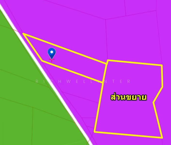 Land for sale in Khao Kala, purple zone (expandable by another 30 rai), adjacent to Road 4015,, Nakhon Sawan