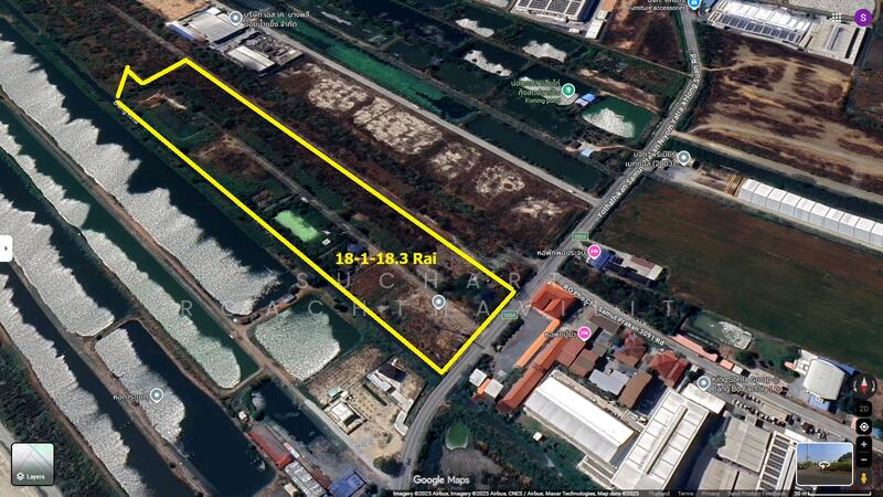 Land for Sale Bang Bo District 18 rai near Welgrow Industrial Estate, Bang Pakong., Samut Prakan