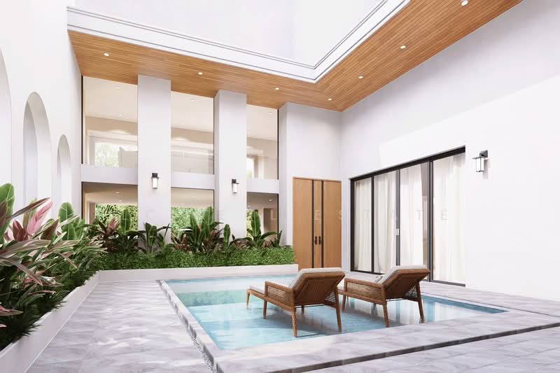 Modern Tropical Pool Villa for Sale Thung Klom Tan Man Pattaya, Chon Buri (Pattaya)