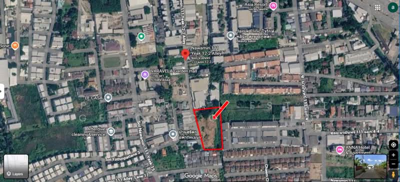 For Sale Land in Soi Nawamin 111, Bangkok