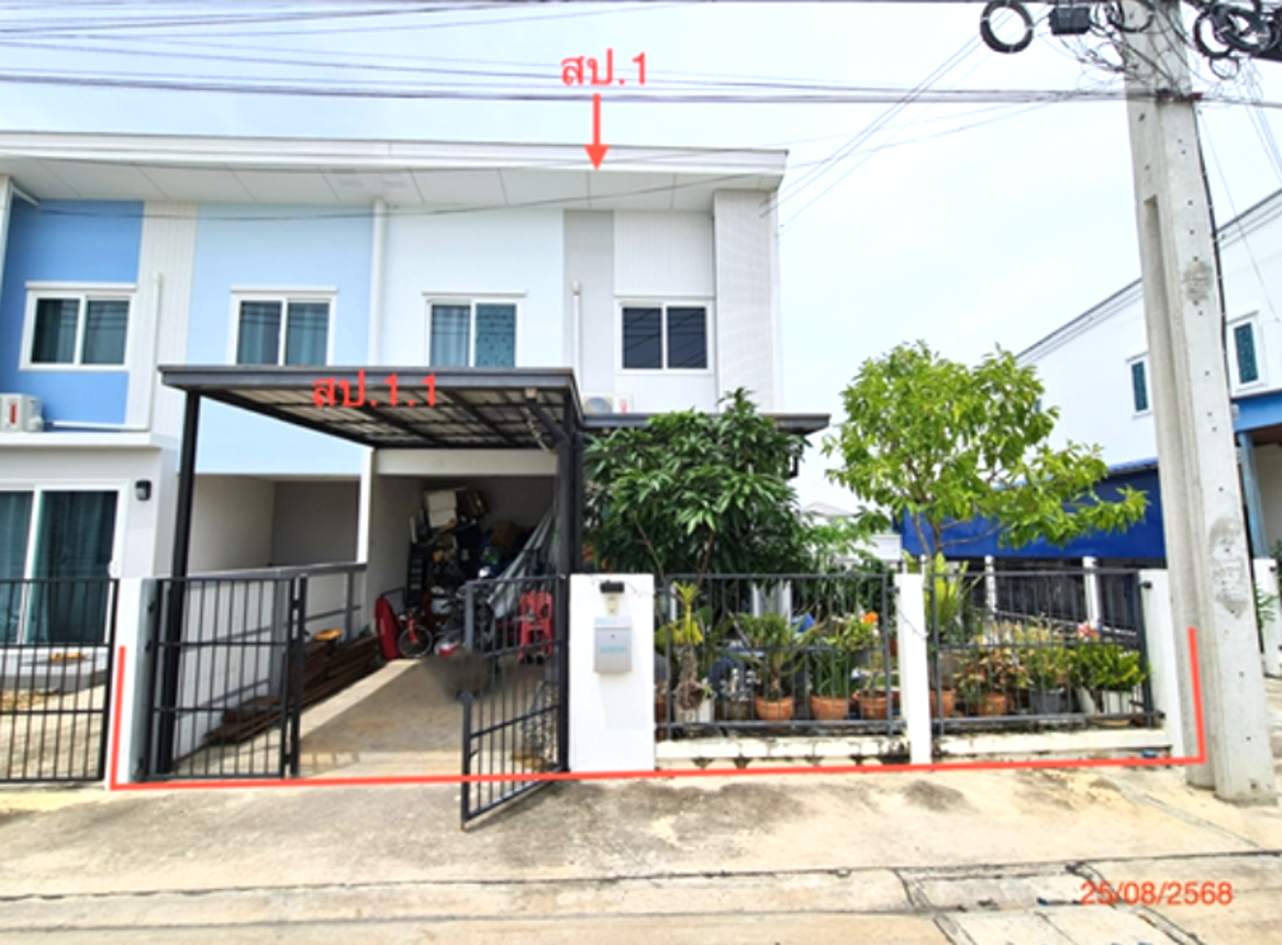 ทาวน์เฮ้าส์ คุณาลัย บีกินส์ 2 บางบัวทอง นนทบุรี ทาวน์เฮ้าส์ บ้านเดี่ยว 2 ชั้น พื้นที่ 50 ตร.ว.