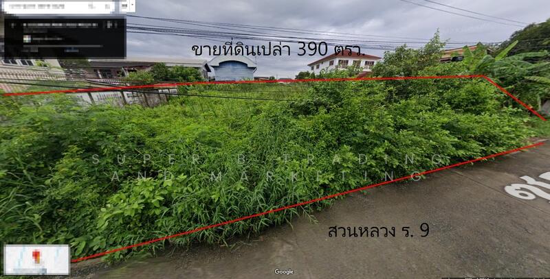 Land for sale 390 sq.w. Soi Chalerm Phra Kiat, Phra Khanong, Bangkok