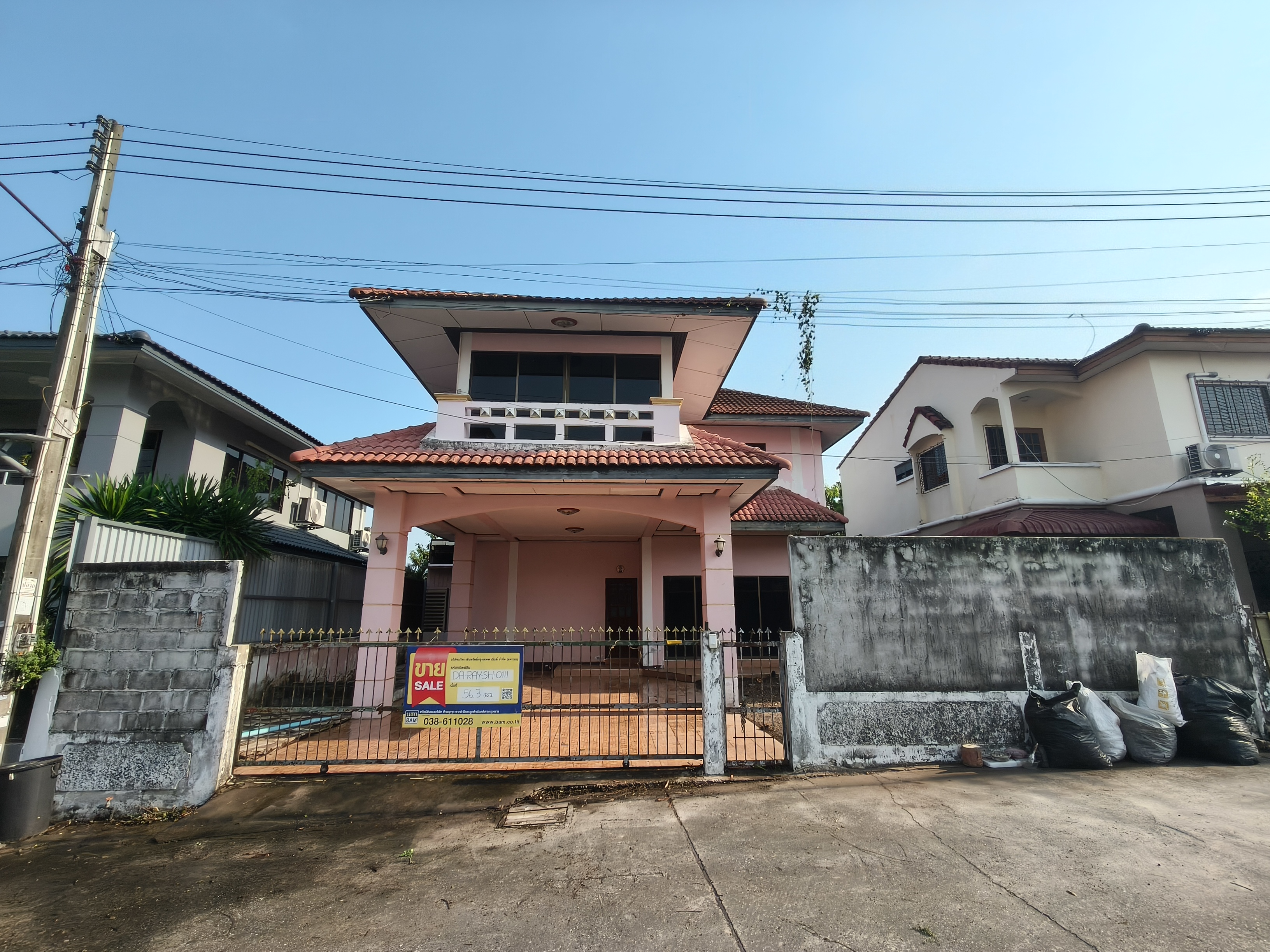 บ้านเดี่ยว โครงการทวีสุขการ์เด้นโฮม บ้านฉาง