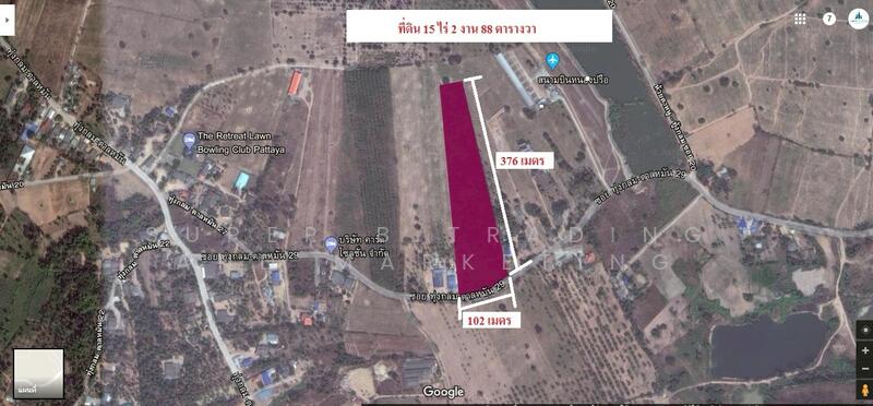 Land for sale, 15 rai, 288 sq m, Pattaya, Thung Klom Talman 29, Chonburi, Chon Buri (Pattaya)