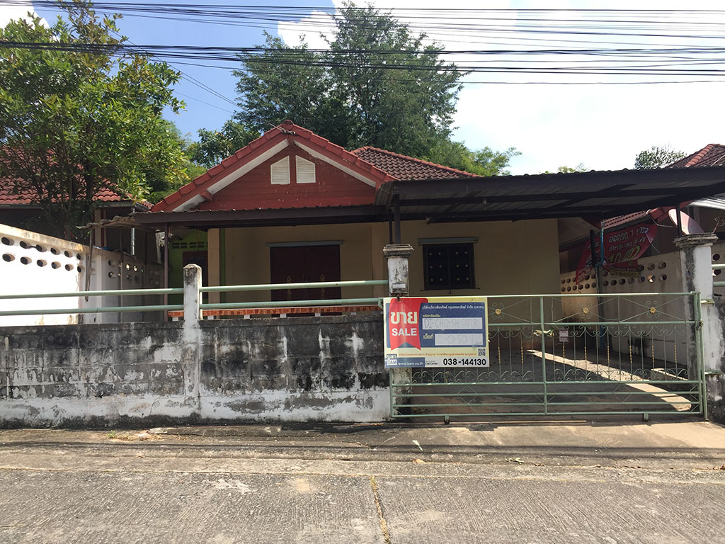 บ้านเดี่ยว โครงการทรัพย์มณี ศรีราชา