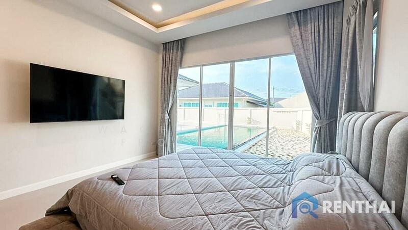 Beautiful pool villa 3bedrooms with large area, Chon Buri (Pattaya)