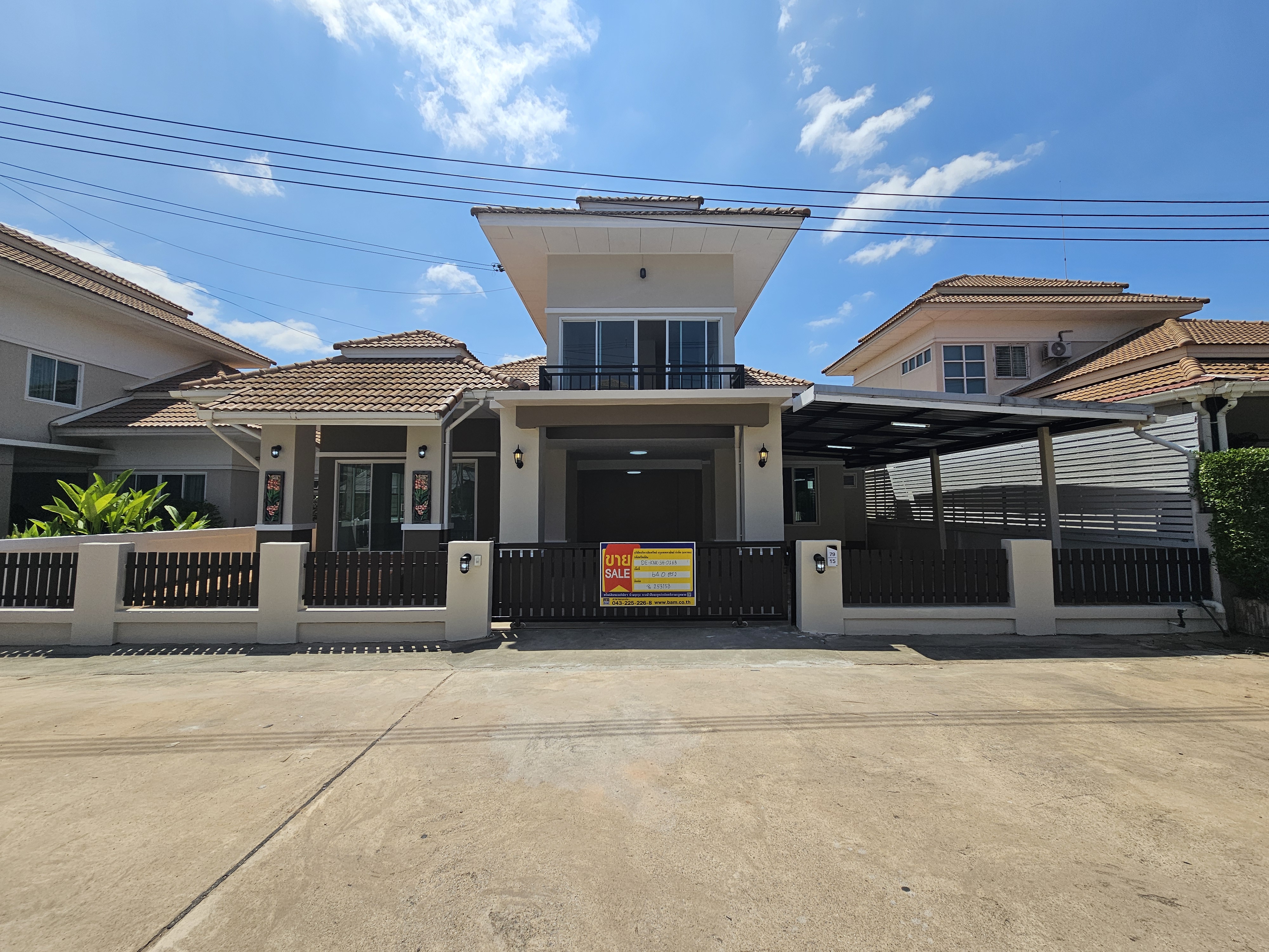 Single-detached house, Kanyarat Garden Ville Resort, Khon Kaen Municipality: Newly renovated