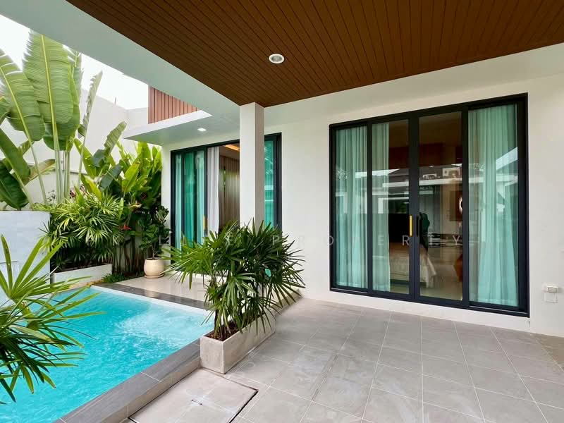 1S0019 Pool villa for sale 11,500,000 baht 2 bedroom 2 bathroom near airport, Phuket