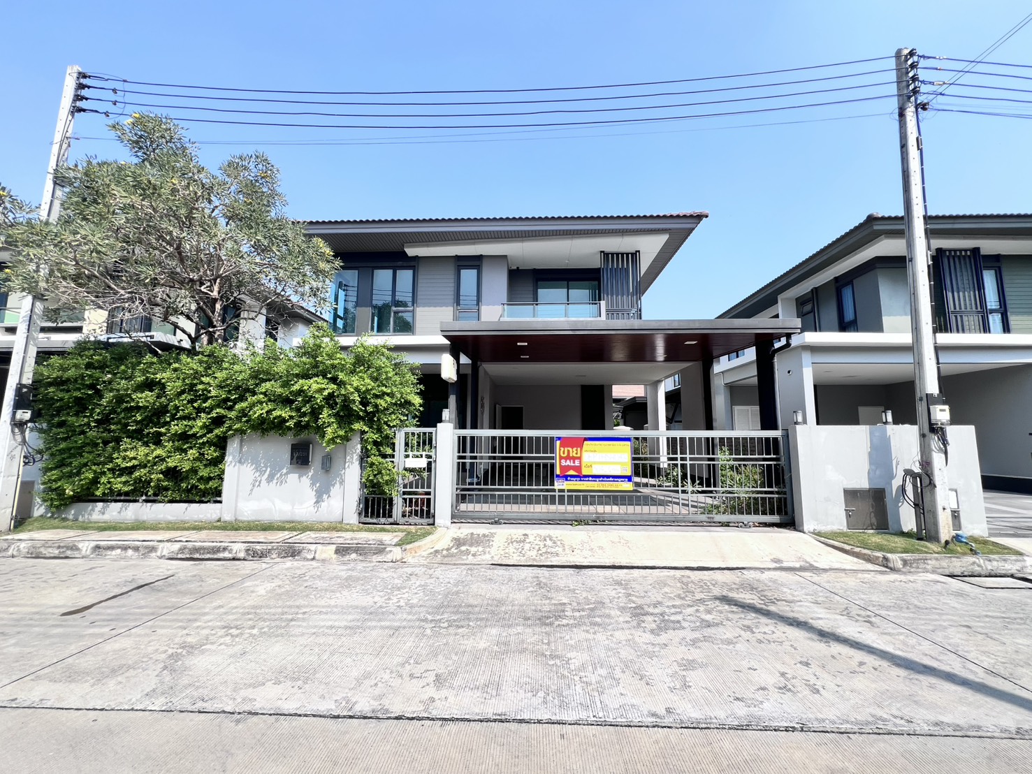 Single-family detached house, Seet Siri project, Ramintra Ring Road, Lam Luk Ka area.