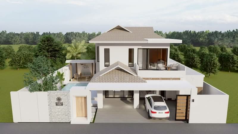 13S0060 Pool villa for sale 11,900,000 baht 4 bedroom 5 bathroom at paklok, Phuket