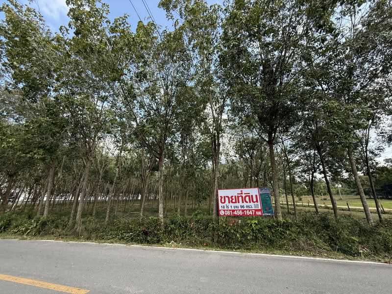 Land 18.5 Rai for sale near Lopburi Ramaed Rd., Had Yai safe from flooding, Songkhla