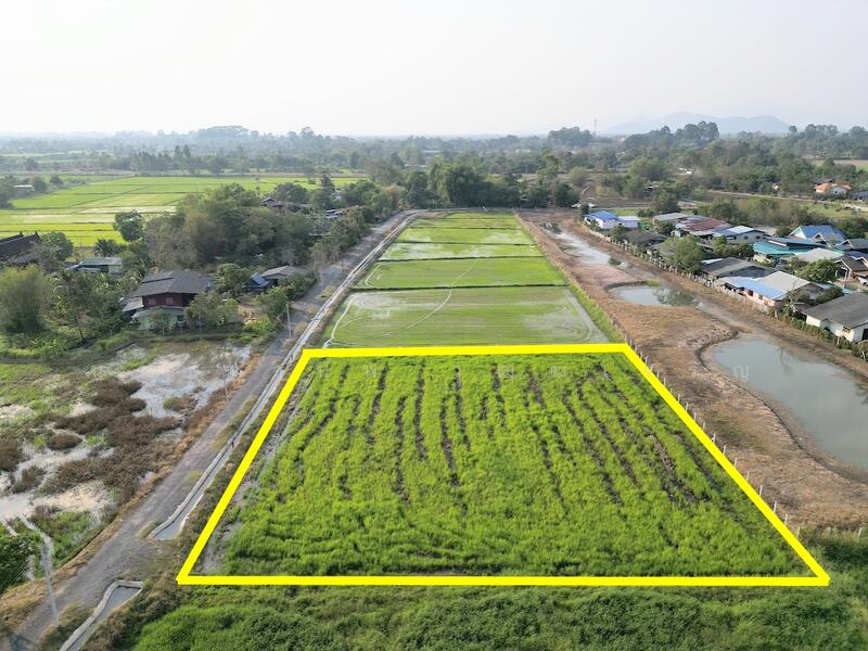 ขายที่ดิน ทางขึ้นเขาใหญ่ วิวภูเขา คูน้ำไหลผ่าน ในแหล่งชุมชน, Nakhon Nayok