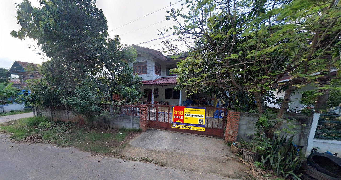 บ้านครึ่งตึกครึ่งไม้ 2 ชั้น สาวะถี เมืองขอนแก่น