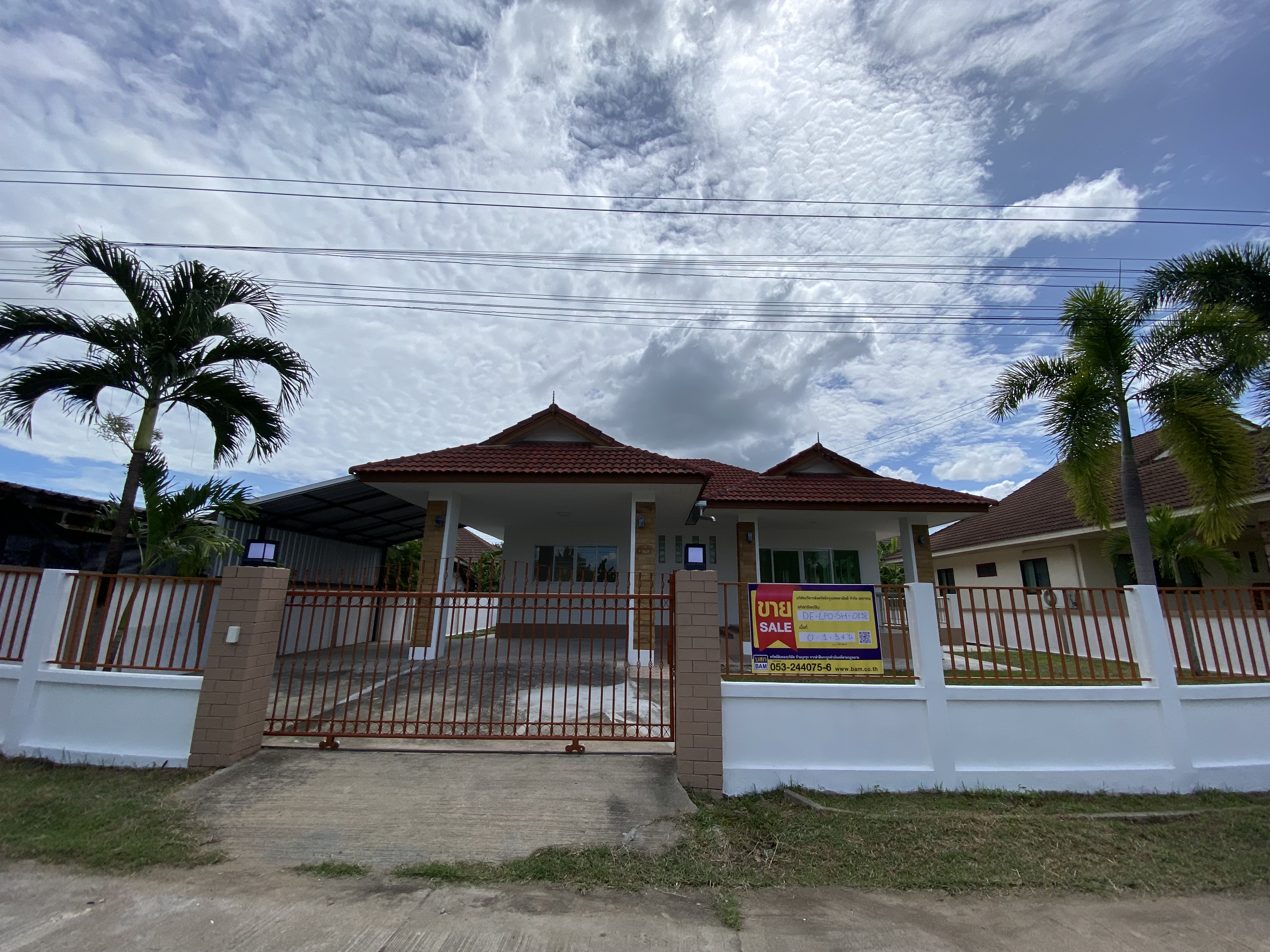 บ้านเดี่ยว โครงการทศพรวิลล่า 2 ลำพูน : ปรับปรุงใหม่