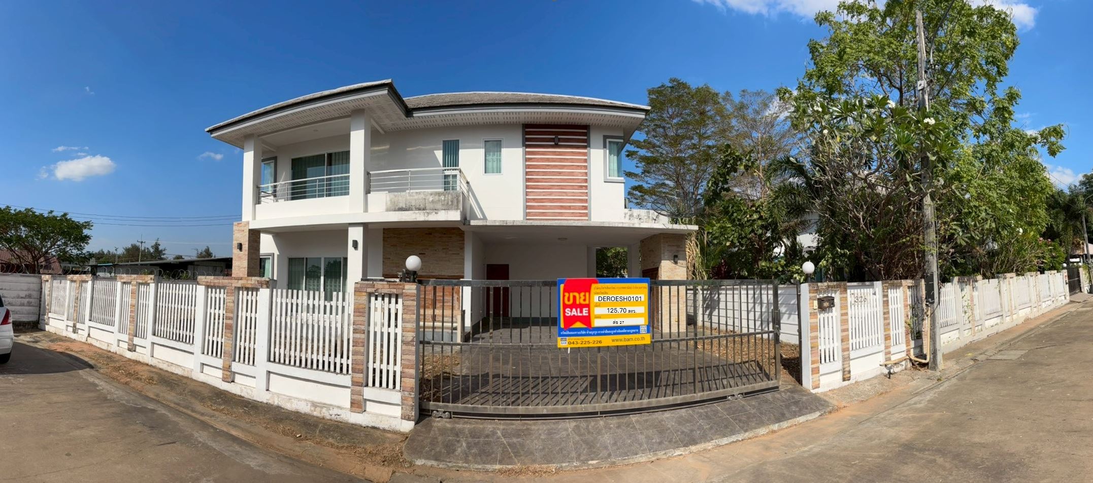 บ้านเดี่ยว 2 ชั้น โครงการบ้านเอราวัณ เมืองร้อยเอ็ด : ปรับปรุงใหม่