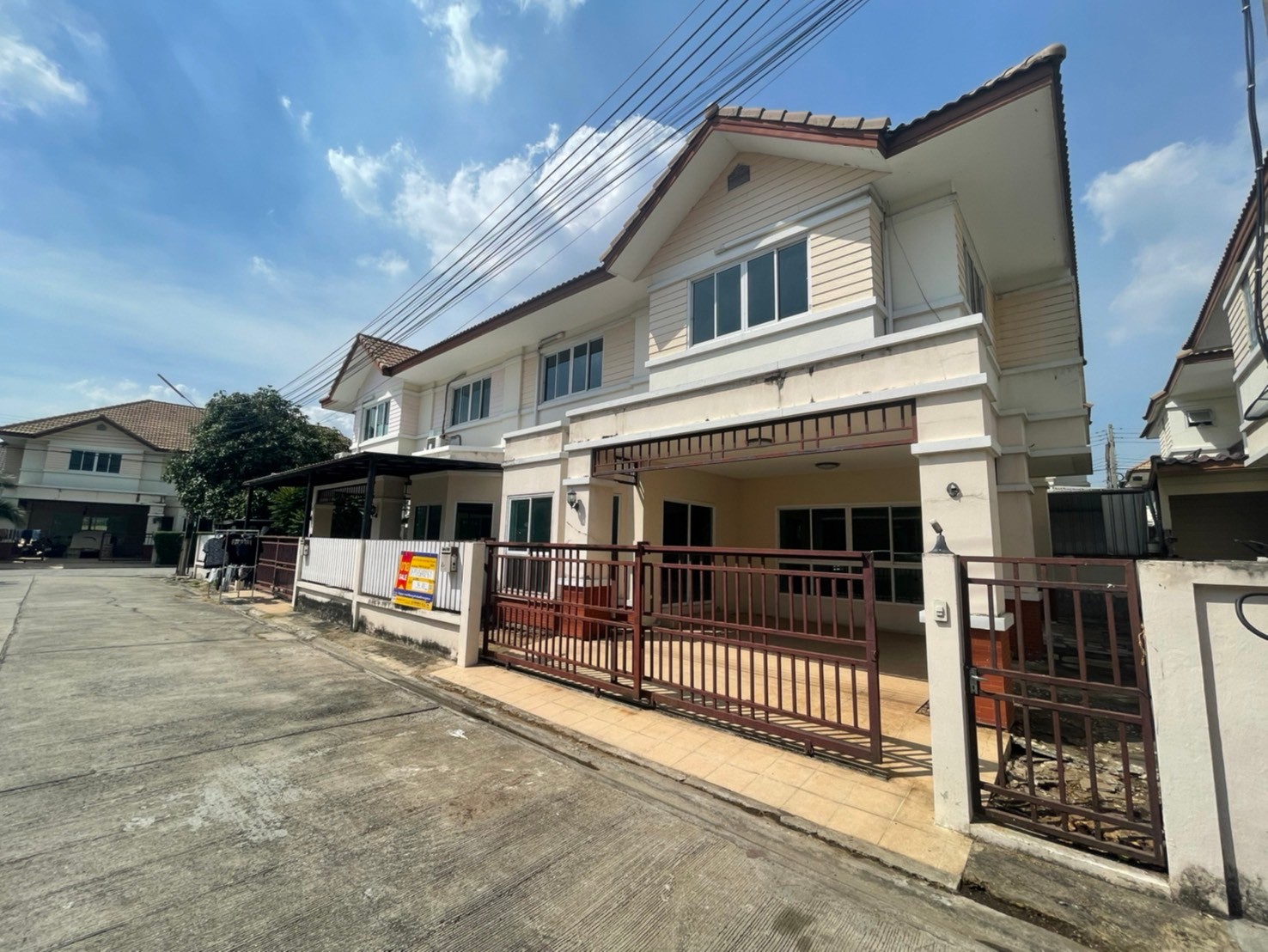 บ้านแฝด โครงการบ้านนันท์นรินทร์ เมืองปทุมธานี