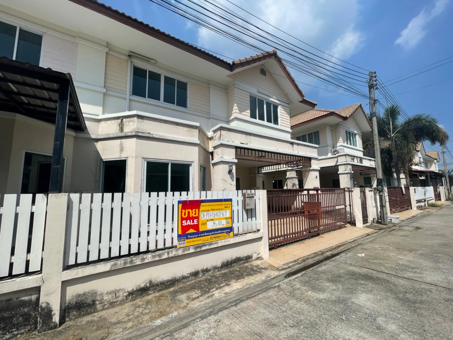บ้านแฝด โครงการบ้านนันท์นรินทร์ เมืองปทุมธานี
