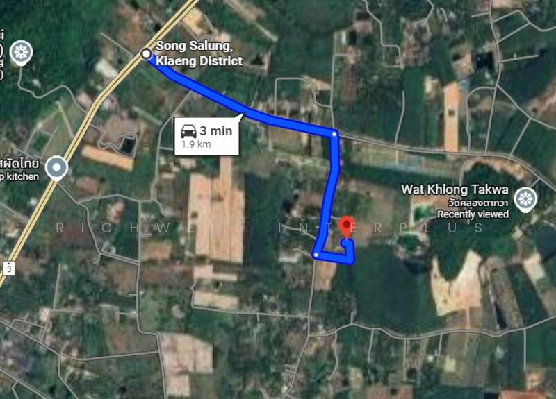 Land for sale with resort and durian orchard, Chakpong Subdistrict, area 6 rai,, Rayong