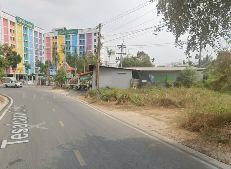 Land for sale in Khlong Kiu, 43 square wah, adjacent to Municipal Road 3,, Chon Buri (Pattaya)
