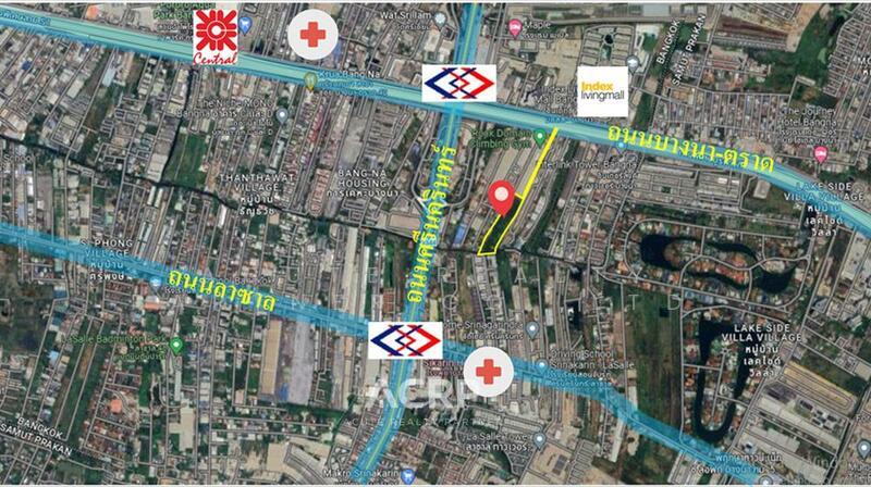 Prime Land for Sale on Bangna-Trad Road, Near Sri Iam BTS Station, Bangkok