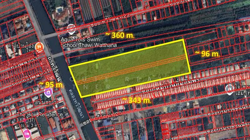 Land for Sale on Thawi Watthana Road Size 21 Rai, Bangkok