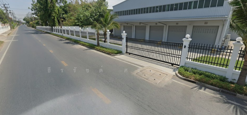 Land for sale, Sam Phran, Tha Chin River, with factory, Nakhon Pathom