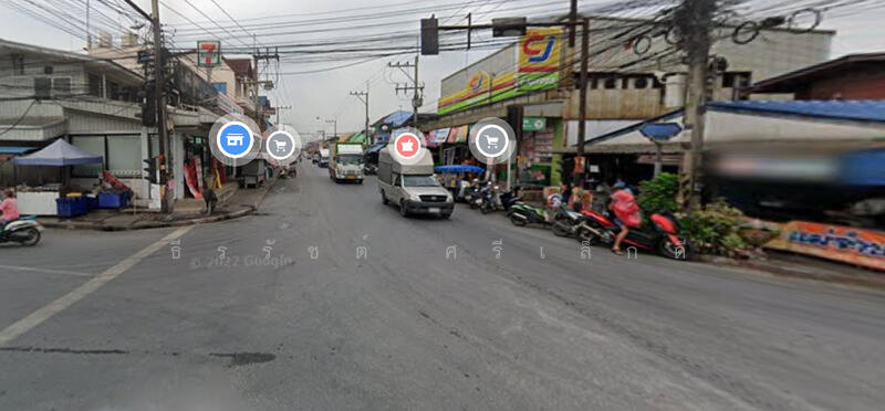 Land for sale, Sam Phran, Tha Chin River, with factory, Nakhon Pathom