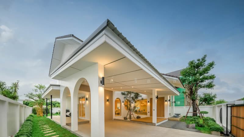 South Facing Modern Tropical Japandi Family Home, Chiang Mai