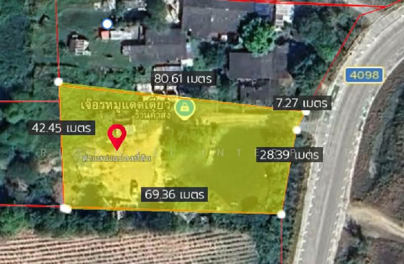 2 rai of land for sale in Nong Kham, Sriracha district. Located on Road 4098,, Chon Buri (Pattaya)