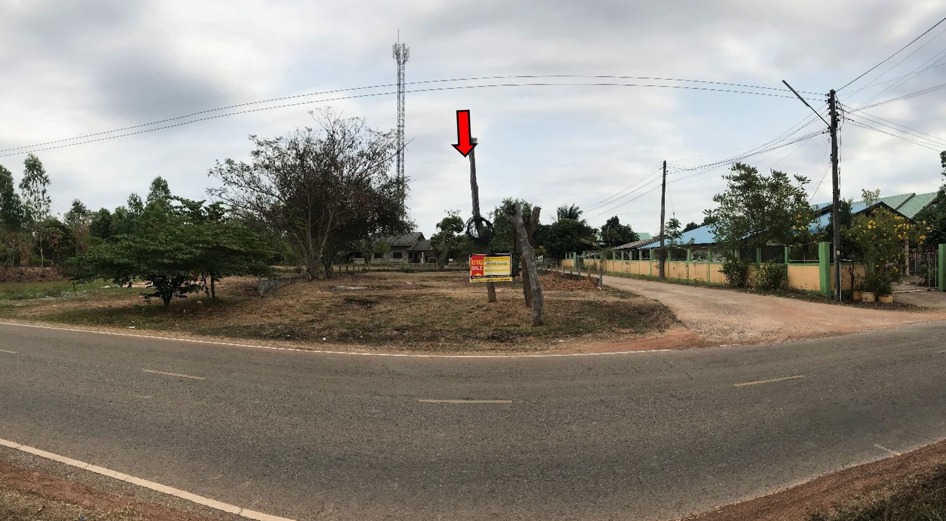 Empty land for sale in Roi Et province.