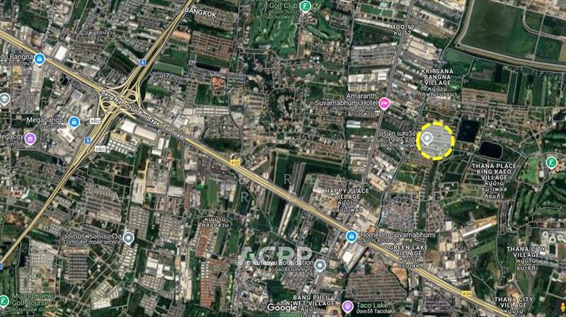Land for Sale in Green Lake Village, Bangna-Trad 285.8 Sq.wah, Samut Prakan