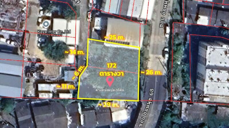Vacant Land for Sale – Onnut 66 Alley (Soi 19-5-2), 172 Sq.wah, Bangkok