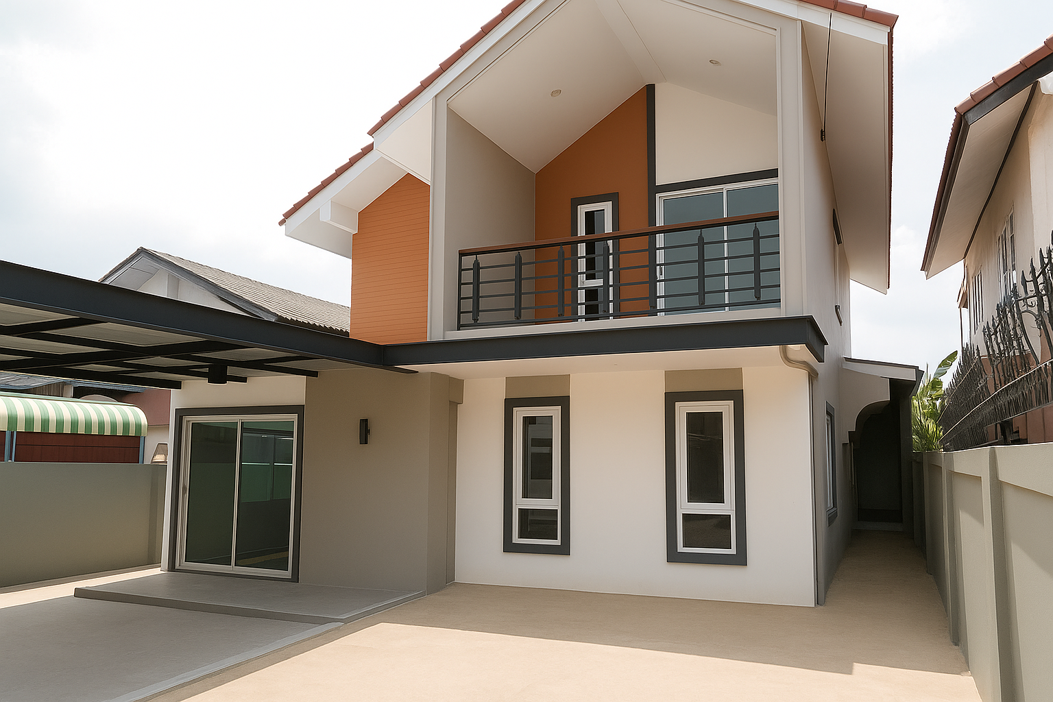 บ้านเดี่ยว 2 ชั้น โครงการเปรมฤทัยฟ้าหลวง