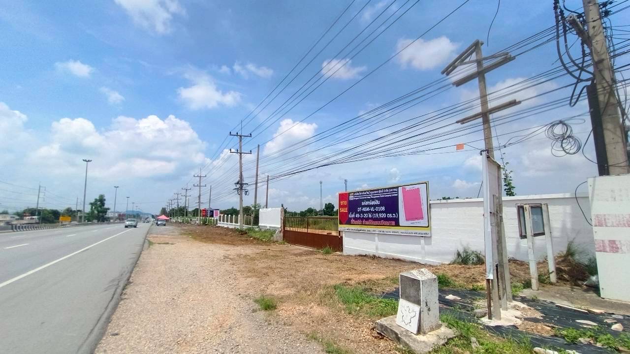 Large-Scale Land Plot for Sale, 49 Rai on Mittraphap Road, Muak Lek, Saraburi - 213m Prime Frontage