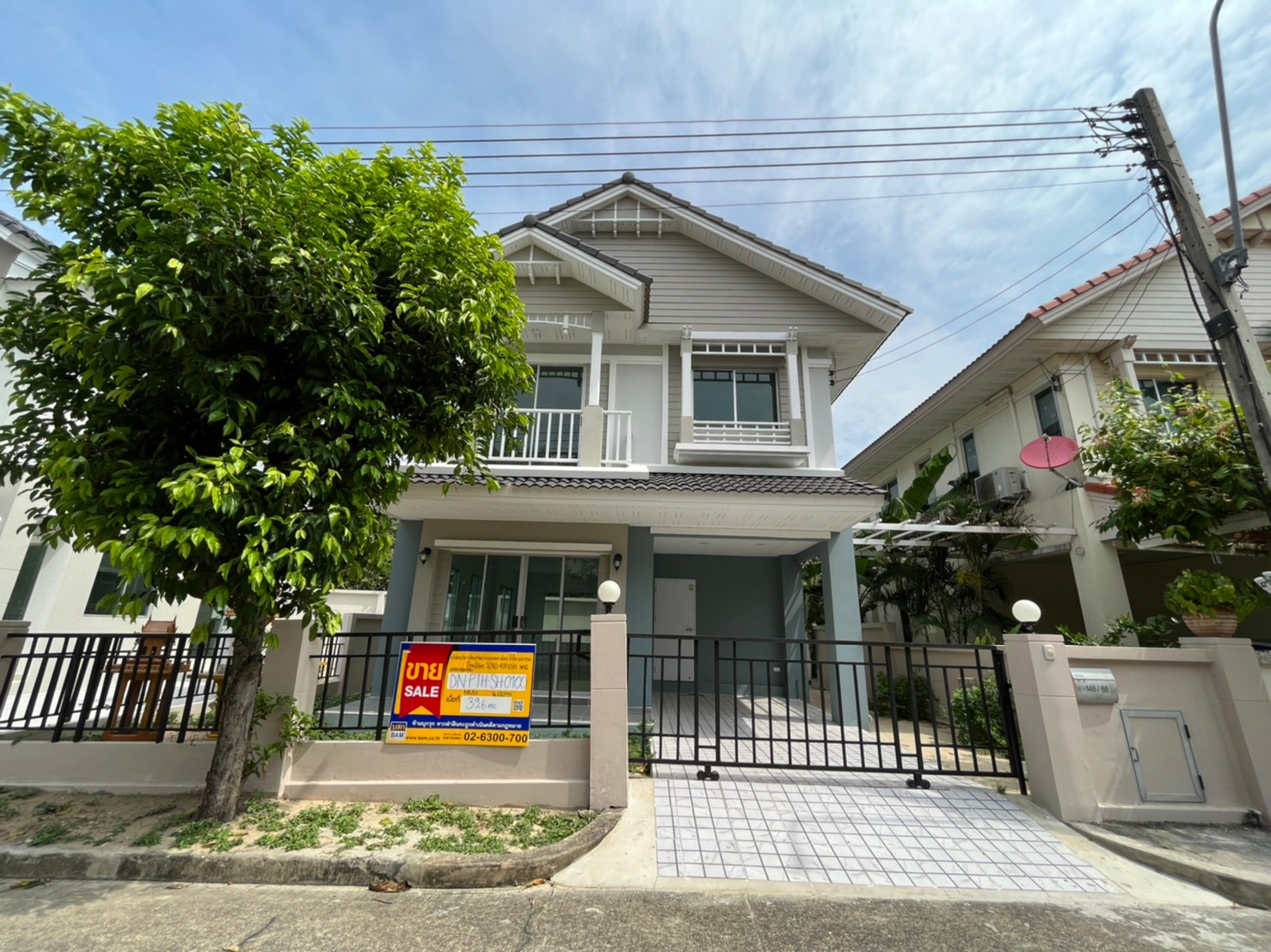 บ้านแฝด โครงการมณีรินทร์ พาร์ค 2 เมืองปทุมธานี : ปรับปรุงใหม่