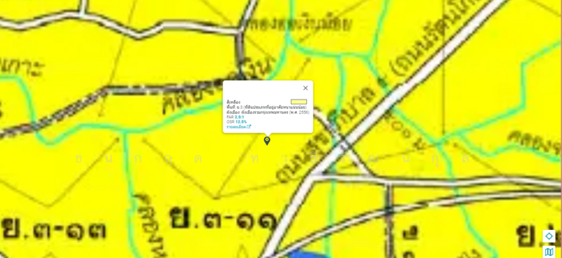 ขายที่ดินเปล่า ออเงิน สายไหม 4-2-62.9 ไร่ ถ.เพิ่มสิน ผังสีเหลือง ย.3, Bangkok