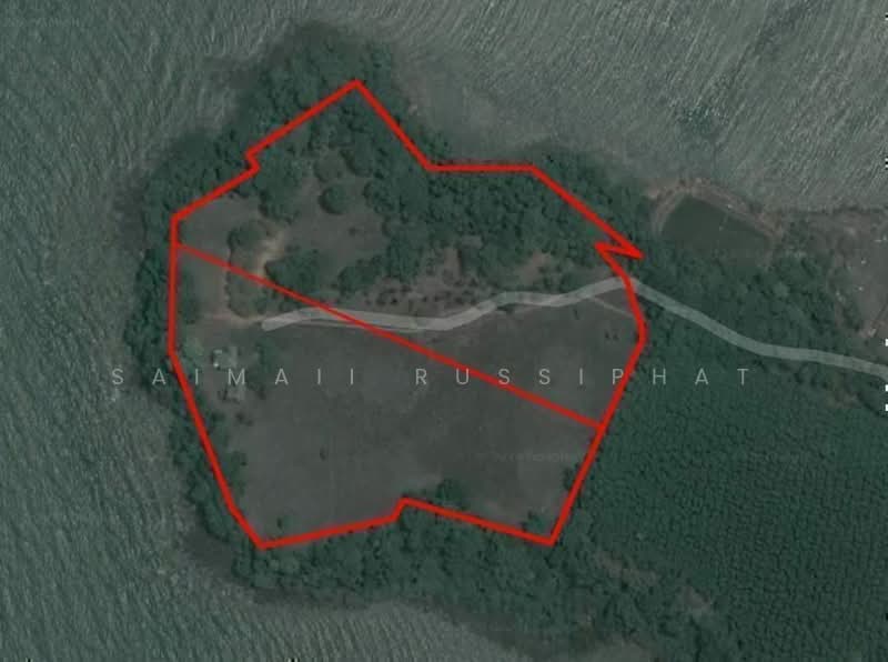 For sale 37 rai Seafront Land plot in Trat Near Koh Chang pier, Trat