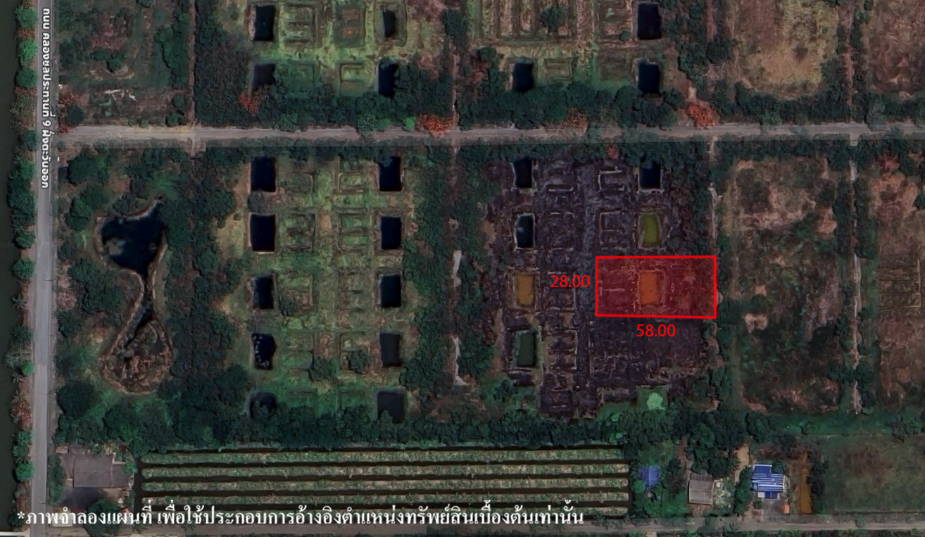 ที่ดินเปล่า โครงการรุ่งสว่างพาร์ควิลล์ หนองเสือ