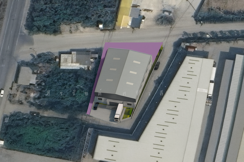 Land for sale, Bang Phli, purple plan, Samut Prakan