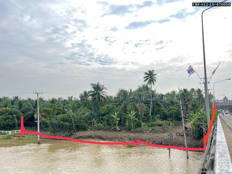 ขายที่ดิน 7 ไร่ อัมพวาติดแม่น้ำแม่กลอง เหมาะสร้าง: รีสอร์ทที่พักตากอากาศ ,โฮมสเตย์- เรสซิเดนซ์, ที่, Samut Songkhram