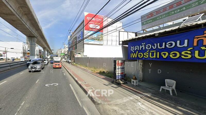 Prime Commercial Land for Sale on Sukhumvit Soi 109 Only 550 meters from BTS Bearing, Samut Prakan