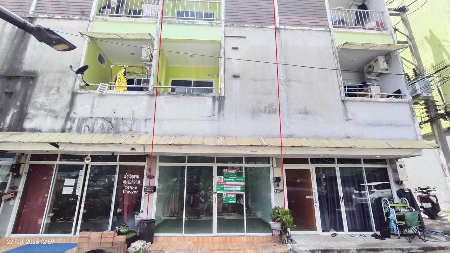 อาคารพาณิชย์ ทรัพย์หมื่นล้าน (บ้านมอญซิตี้) กะทู้ ภูเก็ต