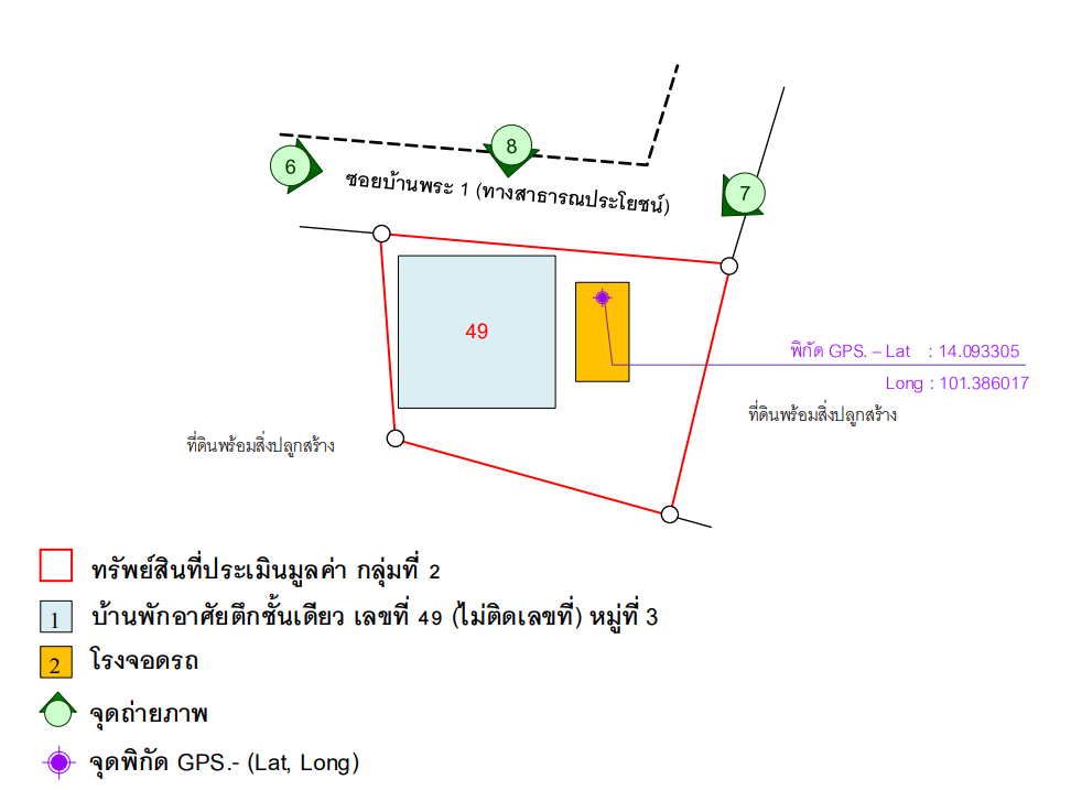 บ้านพักอาศัยตึกชั้นเดียว เมืองปราจีนบุรี ปราจีนบุรี